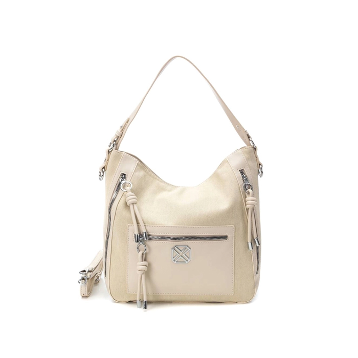 BOLSO SRA TEXTIL BEIGE