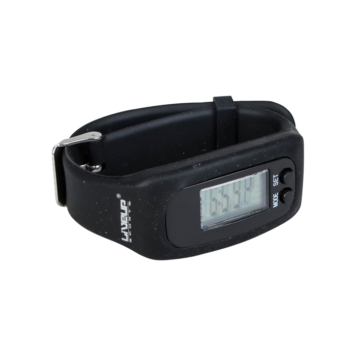 PEDOMETER WRIST 25*1,8CM30G BLACK